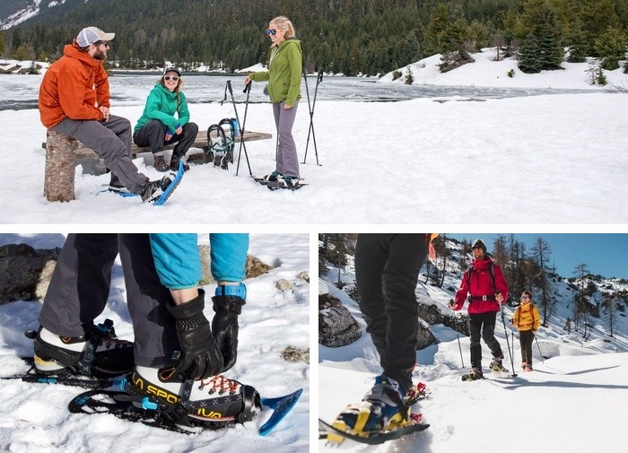 Faire des raquettes à neige